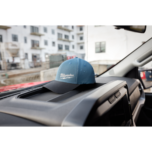 Milwaukee MIL-507BL-XXX WORKSKIN Performance Fitted Hat Blue