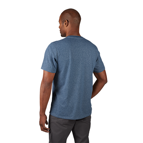 Milwaukee MIL-603BLXXX Hybrid Work Tee Short Sleeve Blue