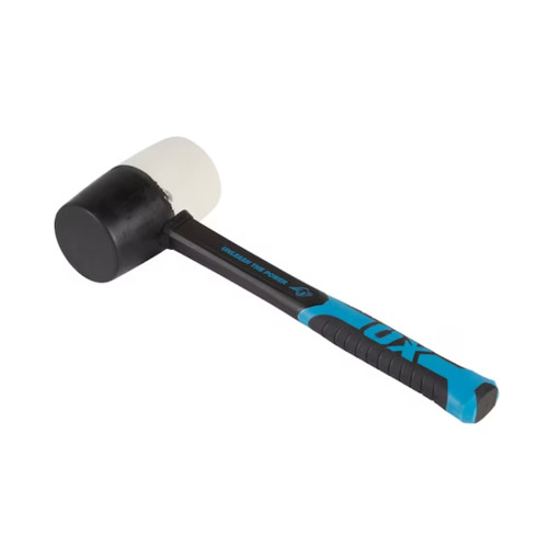 OX Tools OX-T081924 24oz Smooth Face Rubber Head Rubber Mallet