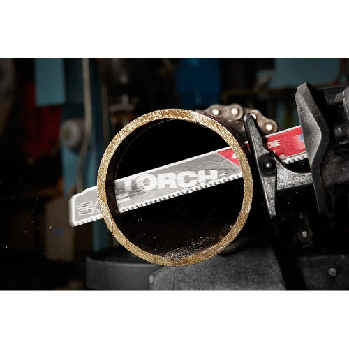 Milwaukee MIL-48-00-550X5PK 7 TPI TORCH Carbide Teeth Thick Metal Cutting SAWZALL Reciprocating Saw Blade (5 Pack)