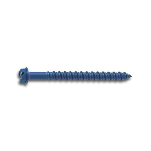 DEWALT DEW-2722SD-PWR Screw Anchor 1/4 in 1-3/4 in OAL Hex Head Drive Carbon Steel 100Pk