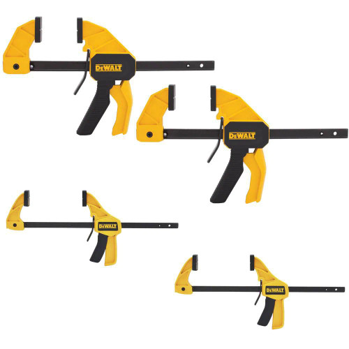 Dewalt DEW-DWHT98069D 4.5in and 12in Trigger Clamps (4PK)