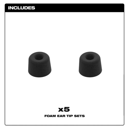 Milwaukee MIL-49-16-01XXX Jobsite Ear Buds Ear Tip Kits