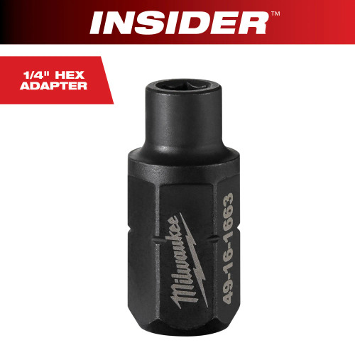 Milwaukee MIL-49-16-1663 INSIDER Box Ratchet 1/4 in Hex Adapter
