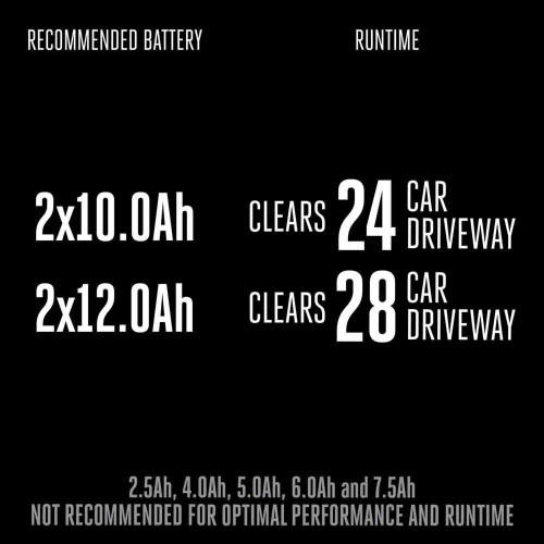 EGO Power EGO-SNT2416 24in Deluxe 2-Stage Snow Blower 2 x 10Ah Kit