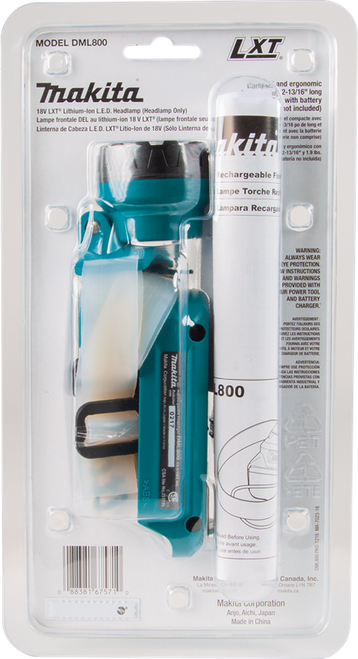 Makita MAK-DML800 18V LXT Lithium Ion Cordless L.E.D. Headlamp, Headlamp Only