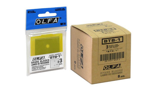 Olfa Blades OLFA-BTB-1 43mm Replacement Scraper Blade (3pk)