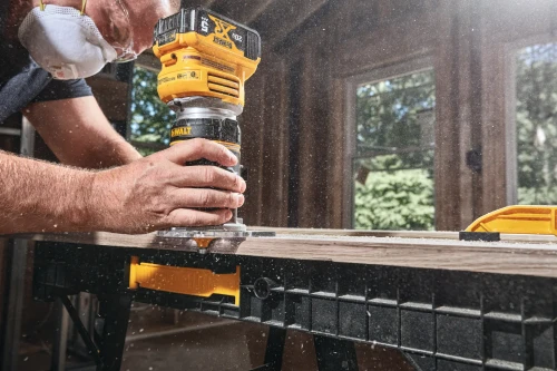 20V MAX XR 5.0Ah Starter Kit + DCW600B Compact Router Bare Tool