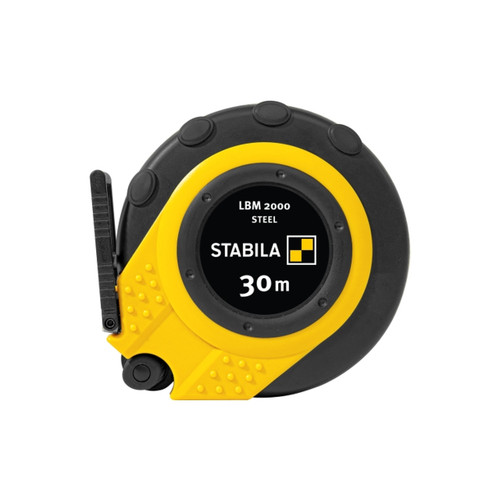 Stabila STAB-30945 Closed Case Tape LBM 2000 STEEL 30M Steel Blade Metric