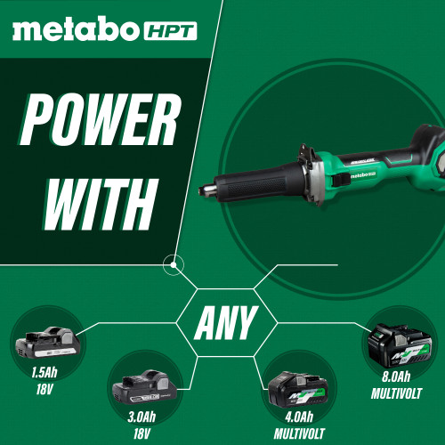 Metabo HPT HPT-GP18DAQ4M 18V 2in Variable Speed Slide Switch Die Grinder (Bare Tool)