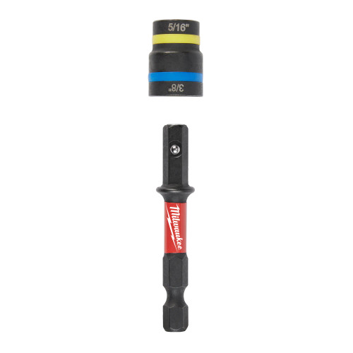 Milwaukee MIL-49-66-4543 SHOCKWAVE Impact Duty QUIK-CLEAR 2-in-1 Magnetic Nut Drivers 5/16 - 3/8in