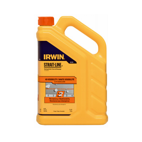 Irwin IRW-65105 5lb Orange Chalk Hi-Vis