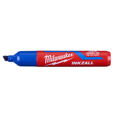 Milwaukee MIL-48-22-3257 INKZALL Blue Large Chisel Tip Marker
