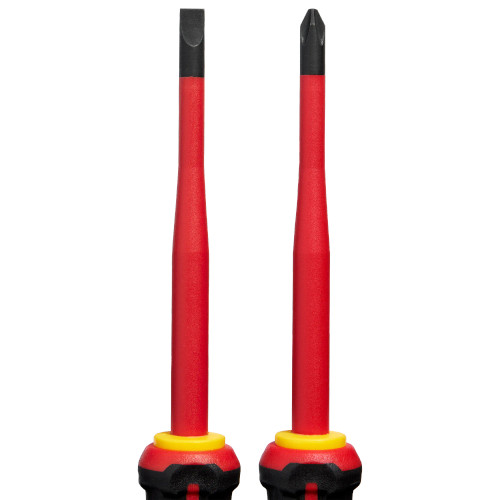 Milwaukee MIL-48-22-2207 2pc 1000V Insulated Slim Tip Screwdriver Set
