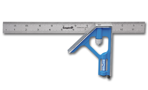 Empire EMP-E280X Heavy Duty Combination Square Etched Stainless Steel Blade