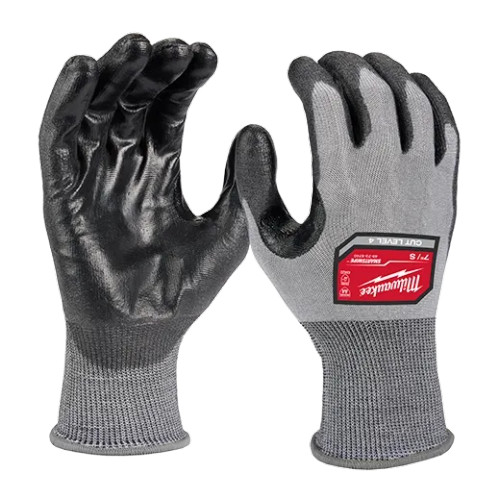 Milwaukee MIL-48-73-874X Cut Level 4 High-Dexterity Polyurethane Dipped Gloves