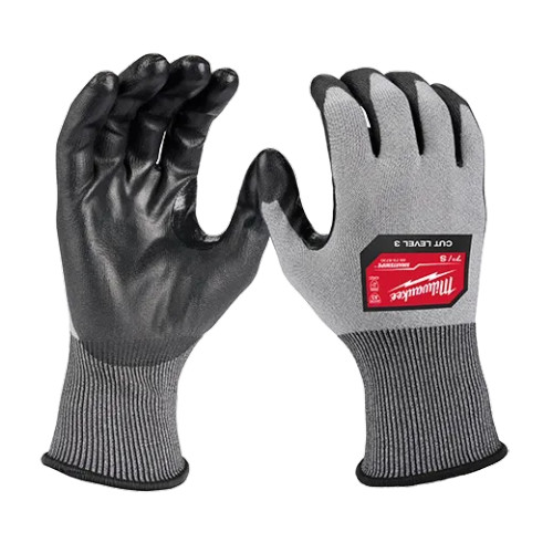 Milwaukee MIL-48-73-873X Cut Level 3 High-Dexterity Polyurethane Dipped Gloves