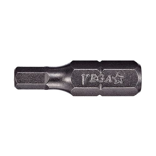 VEGA VEGA-125HT025A HEX Tamper 2.5mm x 1in Insert Bit