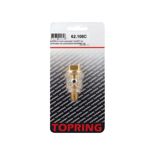 Topring 62.108C In-Line Lubricator carded package