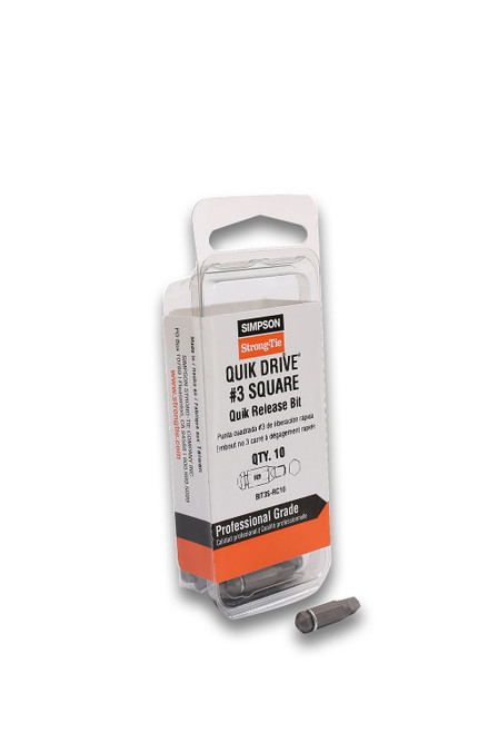 Simpson Strong-Tie SIM-BITTX25-RC10 Quik Drive T25 6-Lobe Drive Bit, 10-Pack