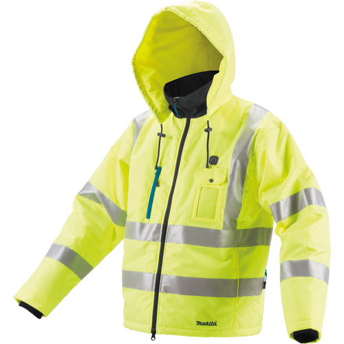 Makita MAK-DCJ206 18V Li-Ion High Visibility Heated Jackets