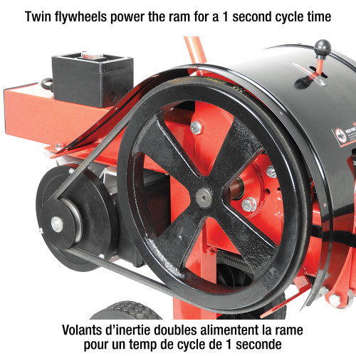 King Canada KING-KC-10LS 10 Ton Kinetic Flywheel Log Splitter