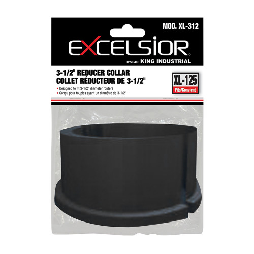 King KING-XL-314 3-1/4in Router Reducer Collar