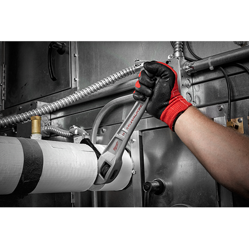 Milwaukee MIL-48-22-7184 14in Aluminum Offset Pipe Wrench