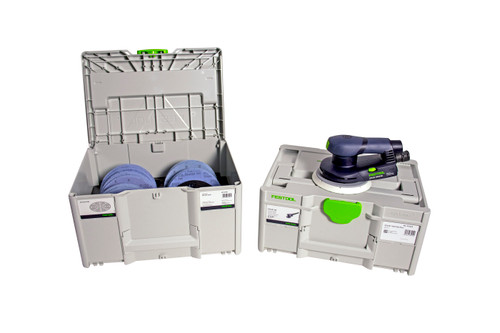 Festool FES-578151 ETS EC 150 6in Sander + NET Abrasive Combo Kit