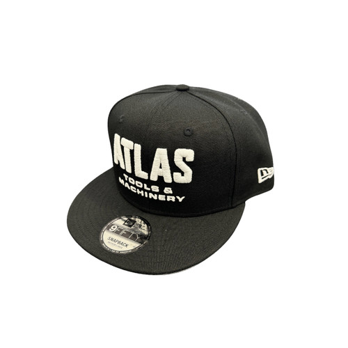 Atlas HAT-ATL-BLACK-L/XL  New Era 950 Black Snapback Hat (Large/Extra Large)