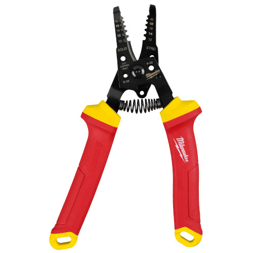 Milwaukee MIL-48-22-2214 1000V Insulated 10-20 AWG Wire Stripper and Cutter