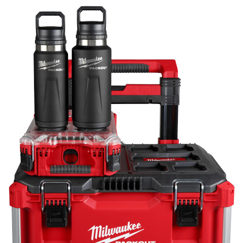 Milwaukee MIL-48-22-8382B PACKOUT 18oz Insulated Bottle with Chug Lid