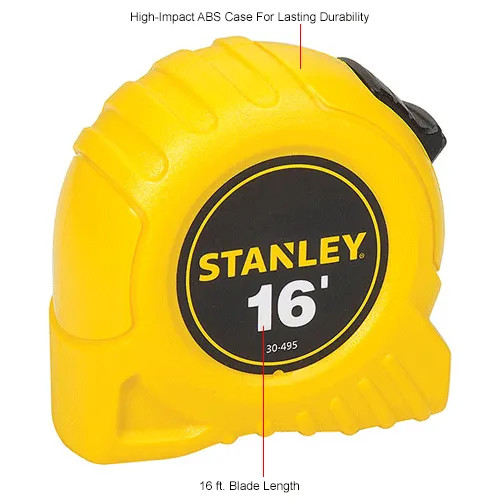 Stanley SBD-30-495 30-495 16ft x 3/4in Tape Rule with Tru-Zero Hook