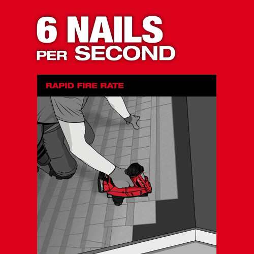 Milwaukee MIL-2909-21 M18 FUEL Coil Roofing Nailer 3.0Ah Kit