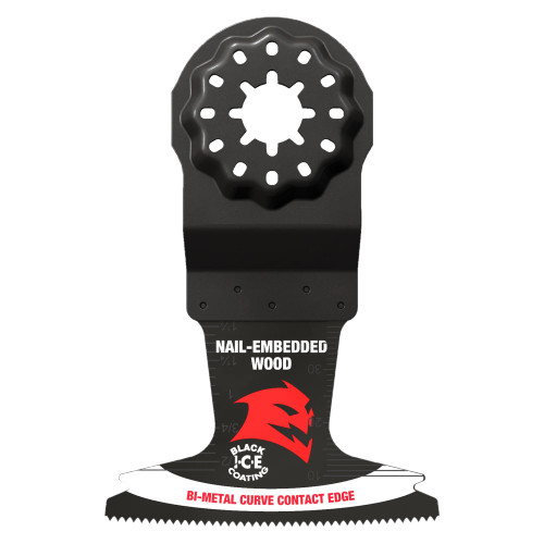 Diablo FRE-DOS250BW10 2-1/2In Demo Demon Starlock Bi-Metal Oscillating Blades for Nail-Embedded Wood 10Pk