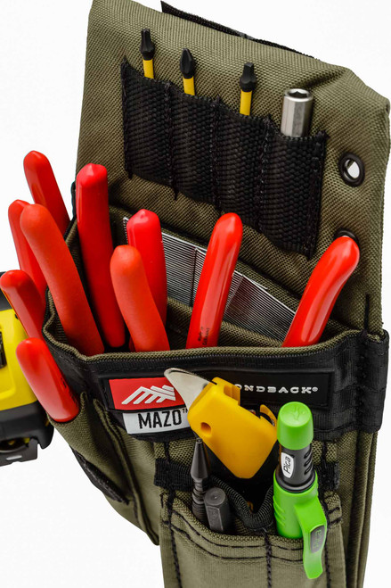 Diamondback ToolBelt DBT-DB2-42-GR-R-A Mazo Pouch Green Right