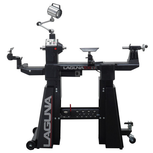 Laguna LAG-MLAREVO1216EVS-P 12/16 Revo Lathe + 10in Spindle Adapter Banjo Extension Kit Package
