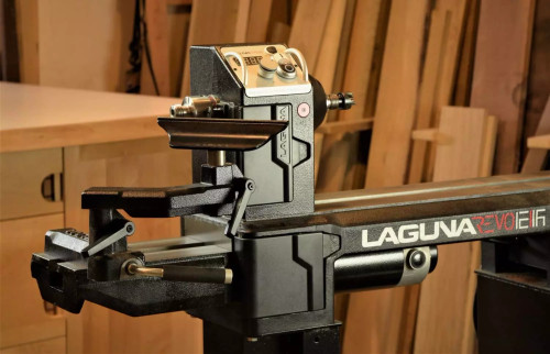 Laguna LAG-MLAREVO1216EVS-P 12/16 Revo Lathe + 10in Spindle Adapter Banjo Extension Kit Package