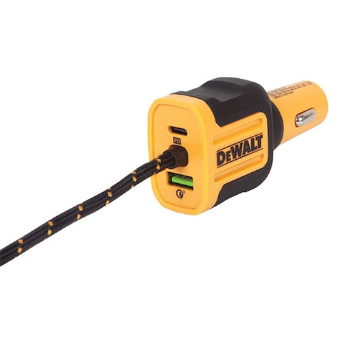 DEWALTDEW-DXMA1311356 Reinforced 3-in-1 Cable for Lightning, USB-C, and Micro-USB