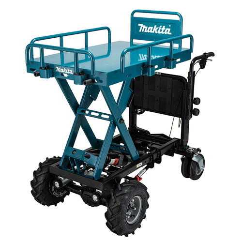 Makita MAK-DCU601Z 36V (18Vx2) LXT Brushless Material Mover, Flatbed, Electric Lift, Bare Tool