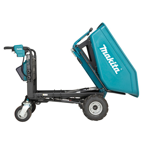 Makita MAK-DCU602Z 36V (18Vx2) LXT Brushless Material Mover with XL Bucket, Electric Dump, Bare Tool
