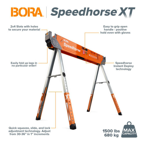 BORA Tool BORA-BR-PM-4550 Adjustable Speedhorse XT