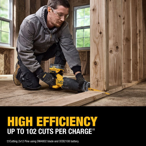 DEWALT DEW-DCS384WW1 20V MAX XR Brushless Cordless Reciprocating Saw Kit With XR POWERPACK