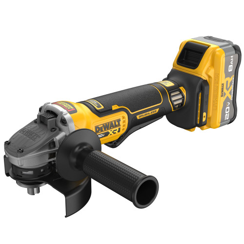 DEWALT DEW-DCG410WW1 20V MAX XR Brushless 4-1/2 In. - 5 In. Angle Grinder 8.0Ah XR POWERPACK Kit