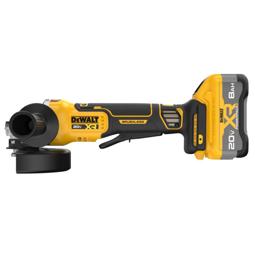 DEWALT DEW-DCG410WW1 20V MAX XR Brushless 4-1/2 In. - 5 In. Angle Grinder 8.0Ah XR POWERPACK Kit