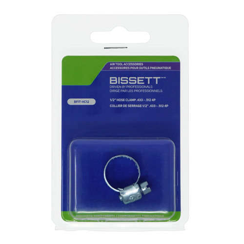 Bissett BIS-BFIT-HC12 1/2in .433 - .512 4P Hose Clamp