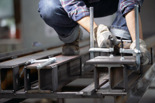 Bessey BES-GSXX Crimped On Swivel Pad Clamp With Tommy Bar