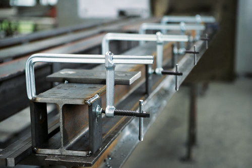 Bessey BES-GSXX Crimped On Swivel Pad Clamp With Tommy Bar