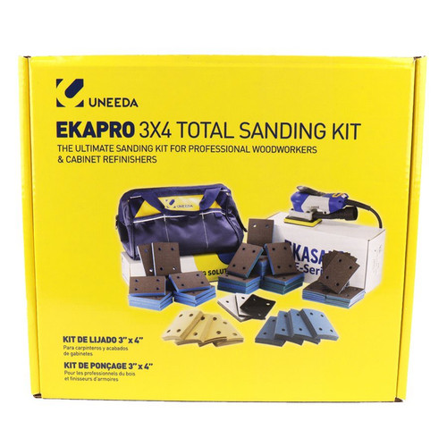 Sia SIA-P-106437 Ekapro 3 x 4in Pneumatic Total Sanding Kit Central Vacuum