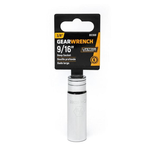 GEARWRENCH GW-8036X 3/8in Drive 6 Point Deep SAE Socket
